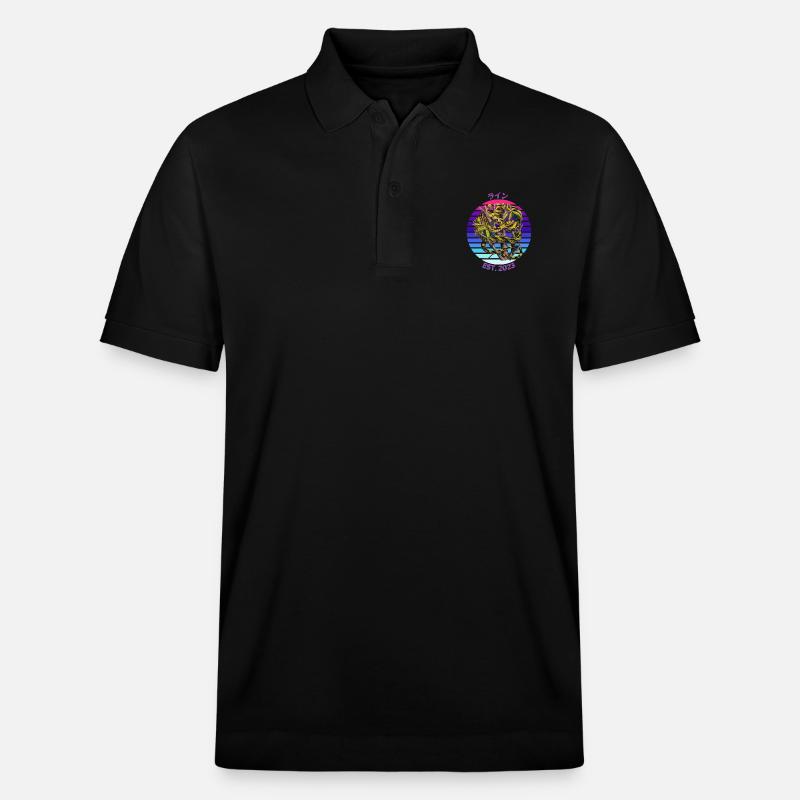 Neon Snake - Stanley/Stella Unisex Bio-Poloshirt PREPSTER - Schwarz