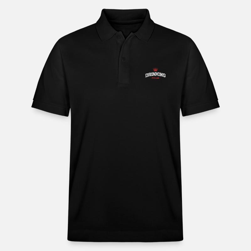 Drinking Team - Stanley/Stella Unisex Bio-Poloshirt PREPSTER - Schwarz