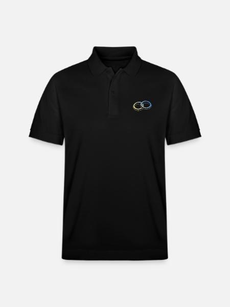 Wedding Wedding Rings - Stanley/Stella Unisex Organic Polo Shirt PREPSTER - black