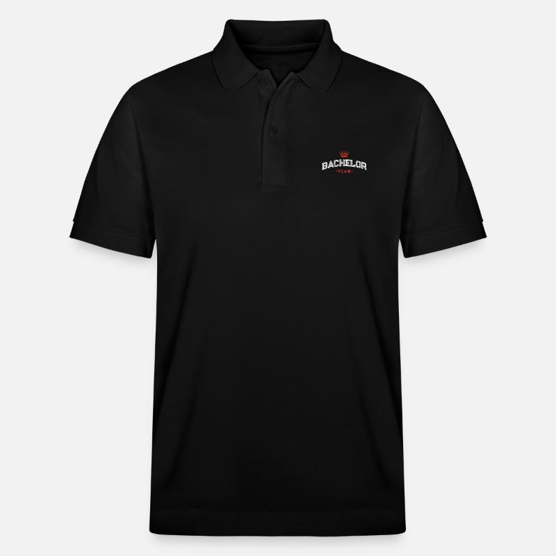 Bachelor Team - Stanley/Stella Unisex Bio-Poloshirt PREPSTER - Schwarz