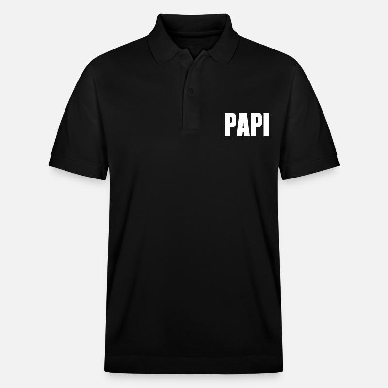 Papi - Polo PREPSTER bio Stanley/Stella Unisexe - noir