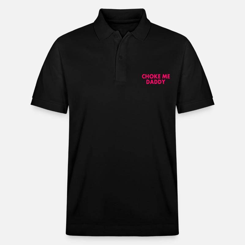 Choke me daddy - Polo PREPSTER bio Stanley/Stella Unisexe - noir