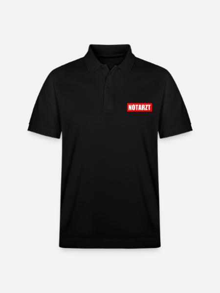 Notarzt - Stanley/Stella Unisex Bio-Poloshirt PREPSTER - Schwarz
