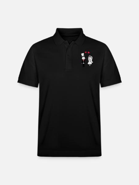 ehepaar_002 - Stanley/Stella Unisex Bio-Poloshirt PREPSTER - Schwarz