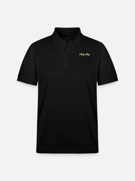 fier d'être un câlin d'arbre - Polo PREPSTER bio Stanley/Stella Unisexe - noir