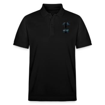 angel - Stanley/Stella Unisex Organic Polo Shirt PREPSTER - black - Front - Roxy (174cm) & Andy (188cm)