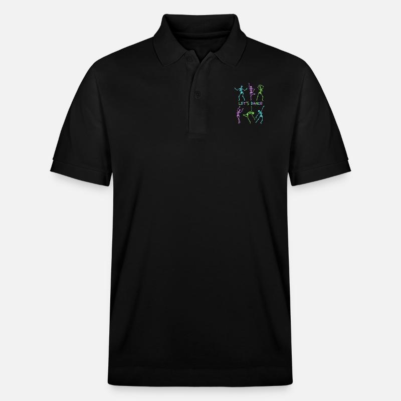 Permet de danser les squelettes - Polo PREPSTER bio Stanley/Stella Unisexe - noir