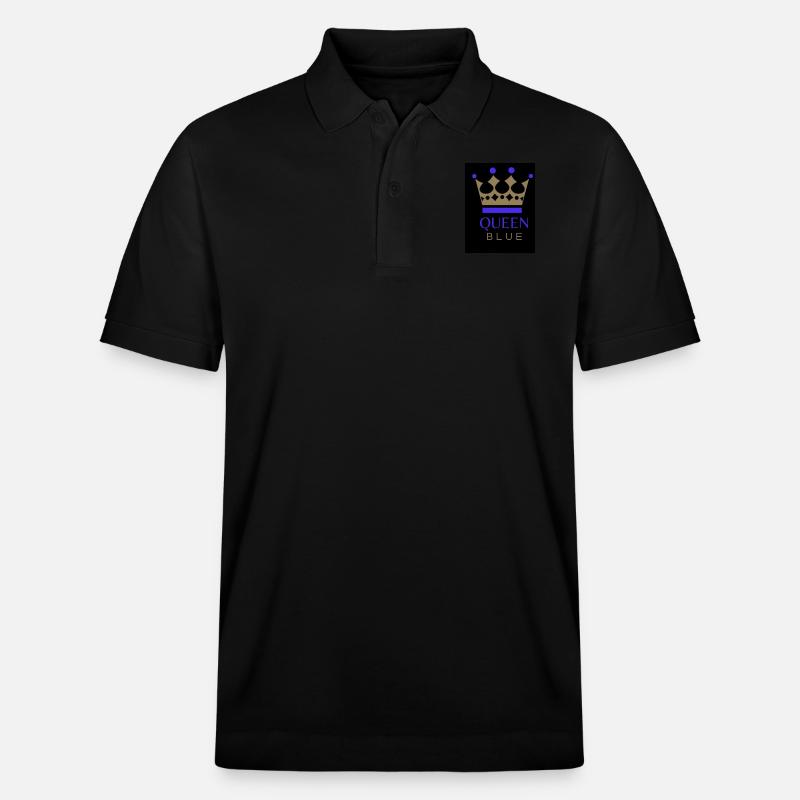 Queen🔵 blue - Stanley/Stella Unisex Bio-Poloshirt PREPSTER - Schwarz