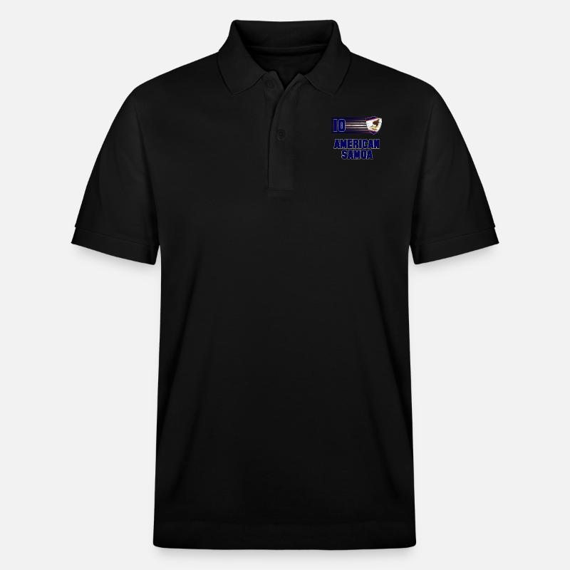 Samoa américaines - Polo PREPSTER bio Stanley/Stella Unisexe - noir