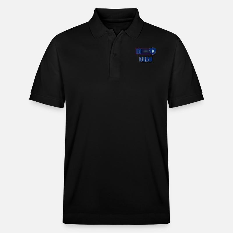 Guam - Stanley/Stella Unisex Bio-Poloshirt PREPSTER - Schwarz