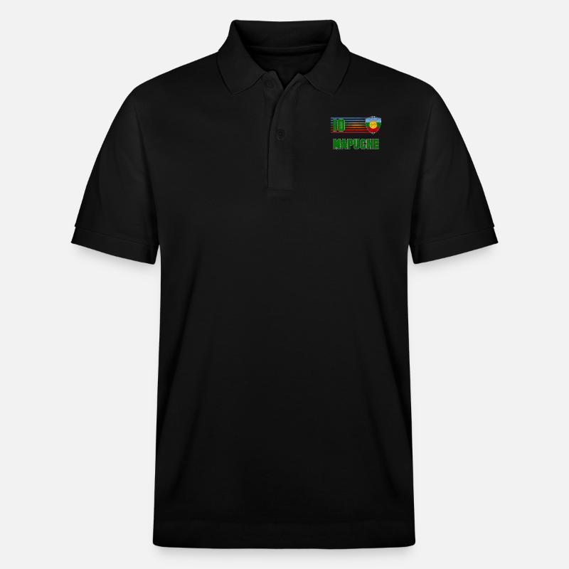 Mapuche - Stanley/Stella Unisex Bio-Poloshirt PREPSTER - Schwarz