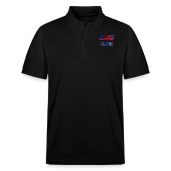 Samoa - Stanley/Stella Unisex Organic Polo Shirt PREPSTER - black - Front - Roxy (174cm) & Andy (188cm)