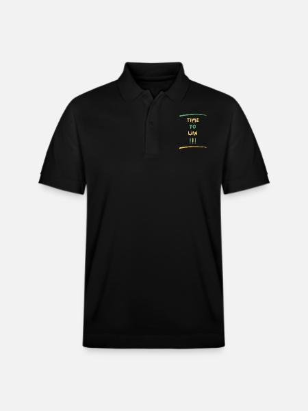 TIME TO WIN - Stanley/Stella Unisex Bio-Poloshirt PREPSTER - Schwarz