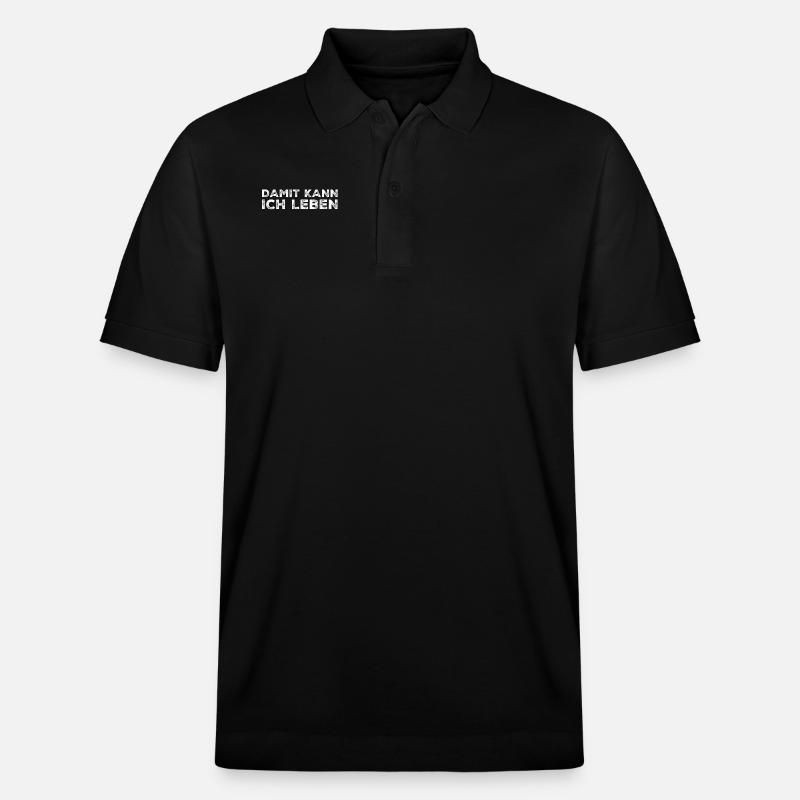 stört mich nicht - Stanley/Stella Unisex Bio-Poloshirt PREPSTER - Schwarz