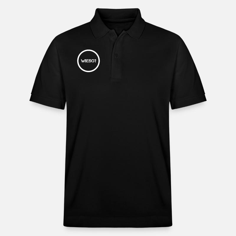 weshalb? - Stanley/Stella Unisex Bio-Poloshirt PREPSTER - Schwarz