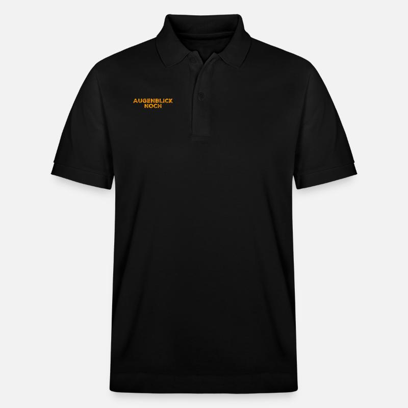 einen Moment - Stanley/Stella Unisex Bio-Poloshirt PREPSTER - Schwarz