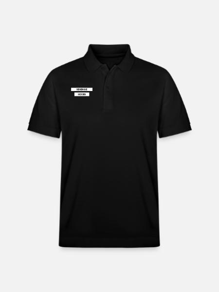 sehen sie nach oben - Stanley/Stella Unisex Bio-Poloshirt PREPSTER - Schwarz