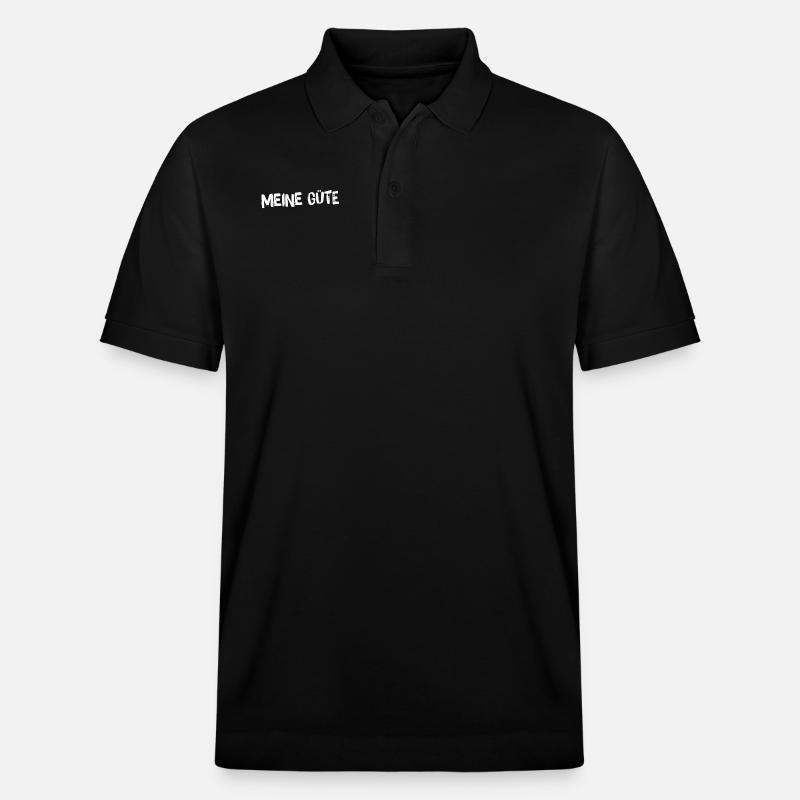 immer schön cool bleiben - Stanley/Stella Unisex Bio-Poloshirt PREPSTER - Schwarz