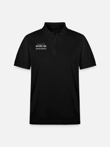 sie sind toll - Stanley/Stella Unisex Bio-Poloshirt PREPSTER - Schwarz