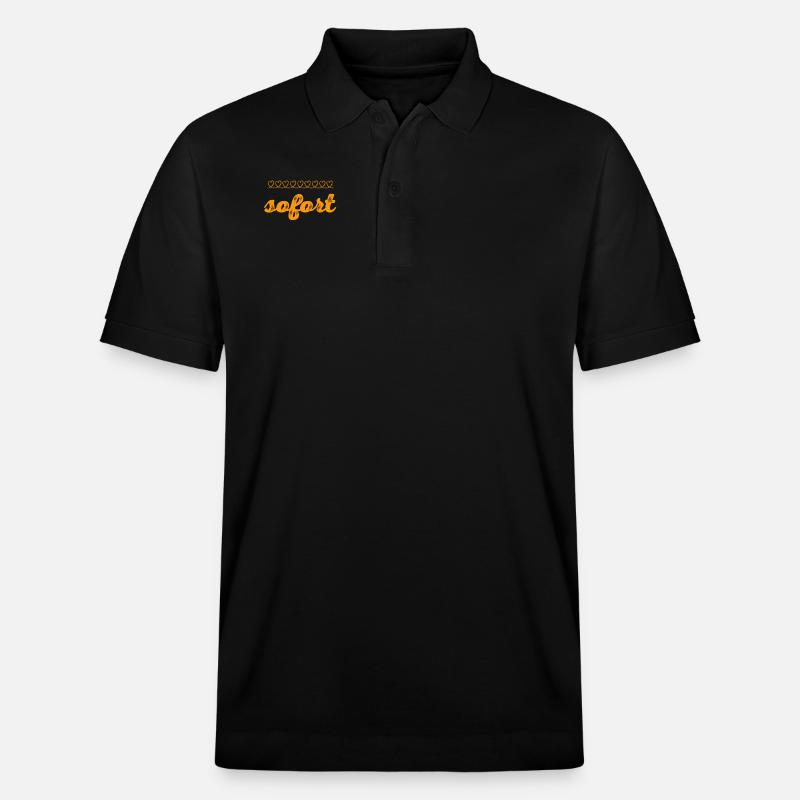 es muss sofort sein - Stanley/Stella Unisex Bio-Poloshirt PREPSTER - Schwarz
