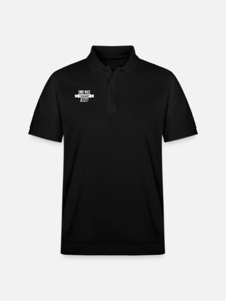 was da wohl kommt? - Stanley/Stella Unisex Bio-Poloshirt PREPSTER - Schwarz