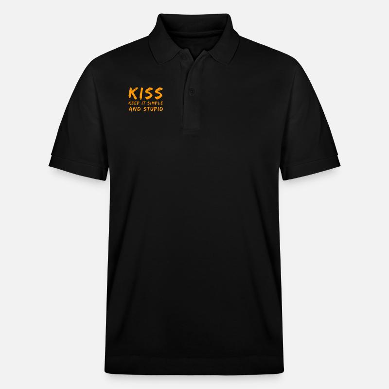 BAISER - Polo PREPSTER bio Stanley/Stella Unisexe - noir