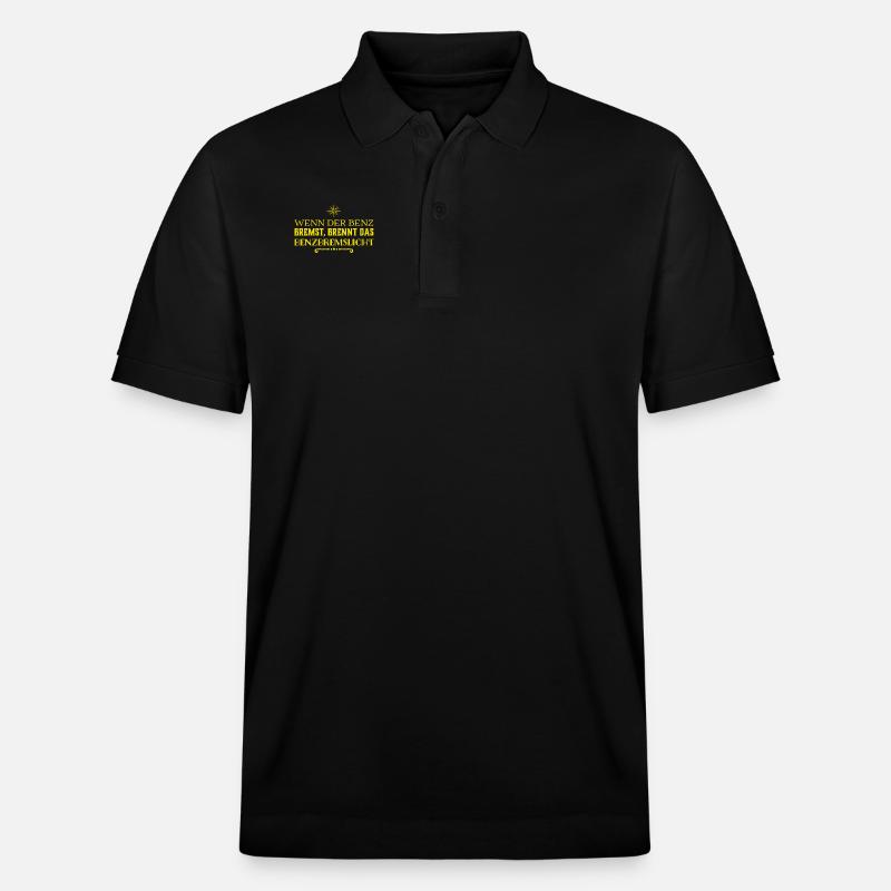 funktioniert das Bremslicht? - Stanley/Stella Unisex Bio-Poloshirt PREPSTER - Schwarz