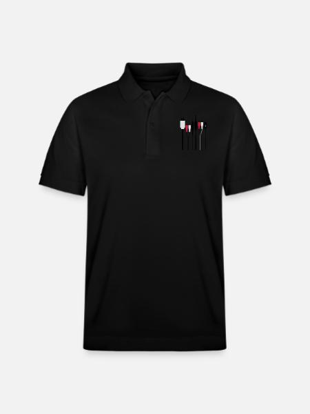 Audio et connecteurs d'alimentation - Polo PREPSTER bio Stanley/Stella Unisexe - noir