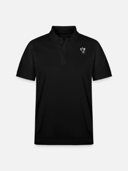POCKET BADGER - Stanley/Stella Unisex Organic Polo Shirt PREPSTER - black