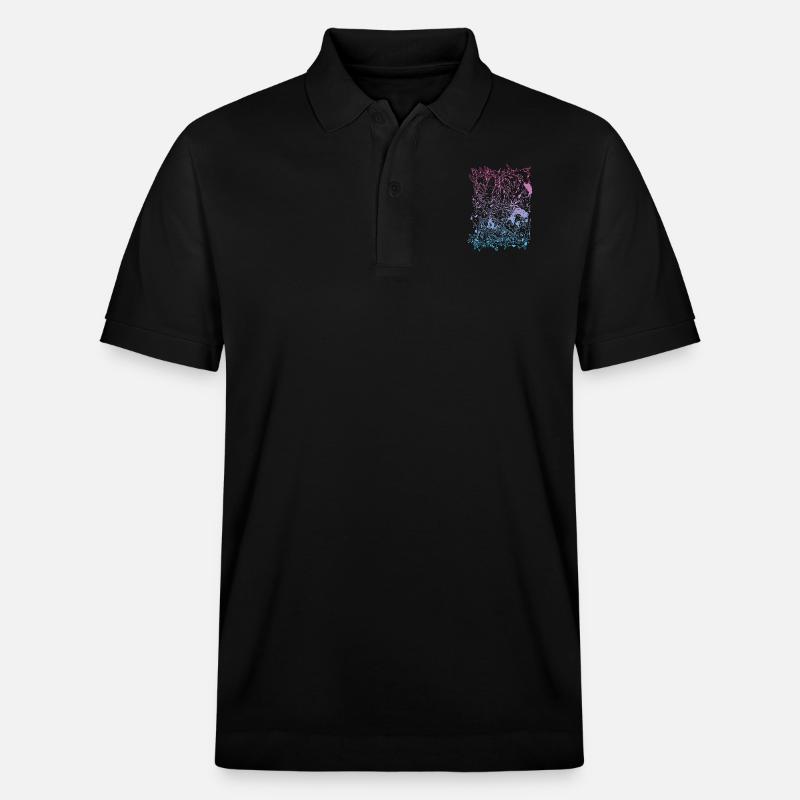 tattoo outlines - Stanley/Stella Unisex Bio-Poloshirt PREPSTER - Schwarz