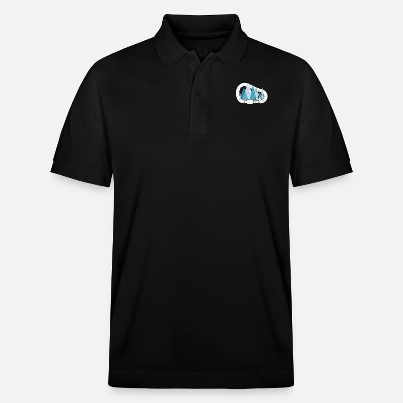 Chemise d'escalade d'idées d'escalade - Polo PREPSTER bio Stanley/Stella Unisexe - noir