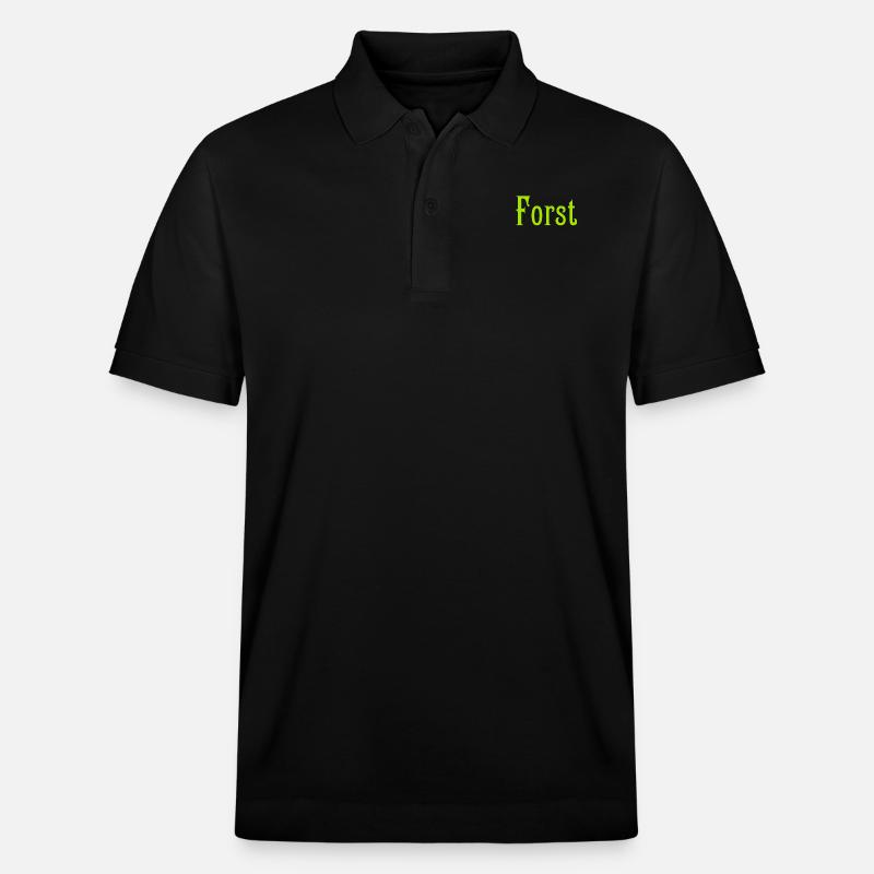 forêt - Polo PREPSTER bio Stanley/Stella Unisexe - noir