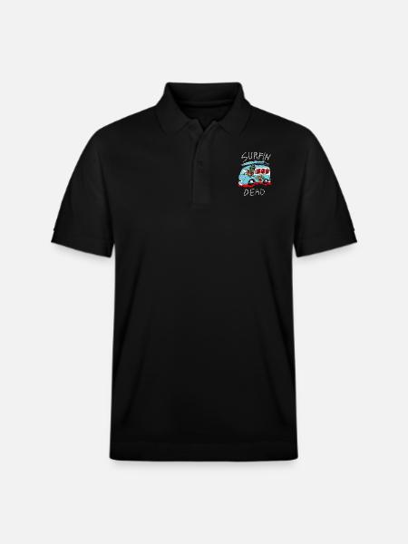 kombi zombie - Stanley/Stella Unisex Organic Polo Shirt PREPSTER - black