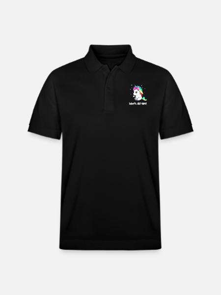 Beurk des gens - Polo PREPSTER bio Stanley/Stella Unisexe - noir