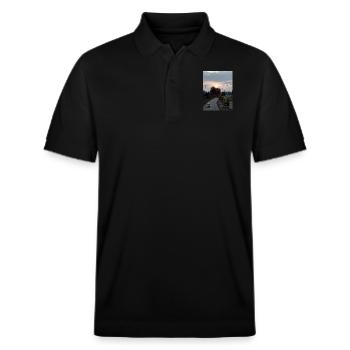 Lever du soleil - Polo PREPSTER bio Stanley/Stella Unisexe - noir - Devant - Roxy (174cm) & Andy (188cm)
