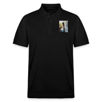 Window cricket - Stanley/Stella Unisex Organic Polo Shirt PREPSTER - black - Front - Roxy (174cm) & Andy (188cm)