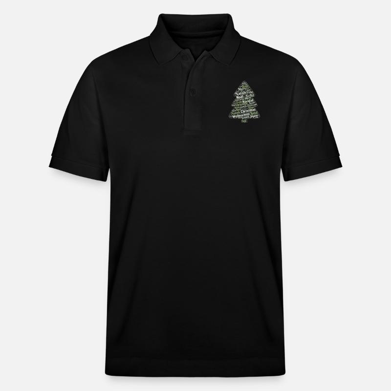 Idée cadeau de Noël - Polo PREPSTER bio Stanley/Stella Unisexe - noir