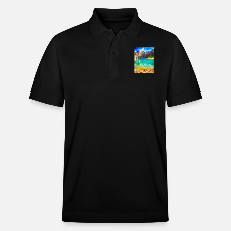 BERG PARADIES - Stanley/Stella Unisex Bio-Poloshirt PREPSTER - Schwarz