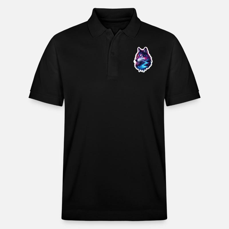 Wolve céleste - Polo PREPSTER bio Stanley/Stella Unisexe - noir