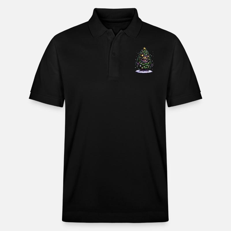Arbre de Noël Monstre - Polo PREPSTER bio Stanley/Stella Unisexe - noir
