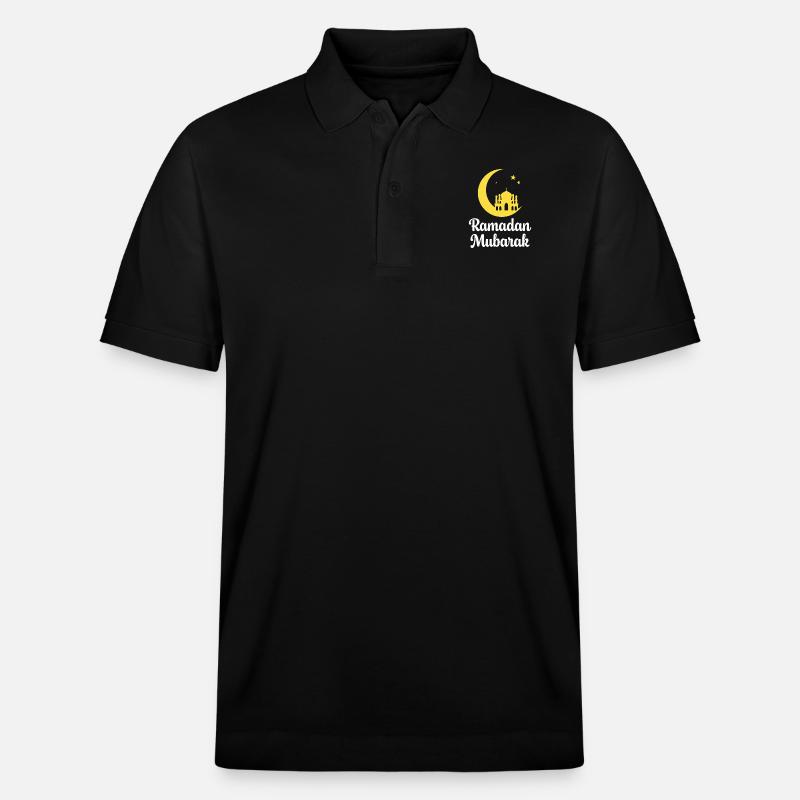 Ramadan Mourbarak - Polo PREPSTER bio Stanley/Stella Unisexe - noir