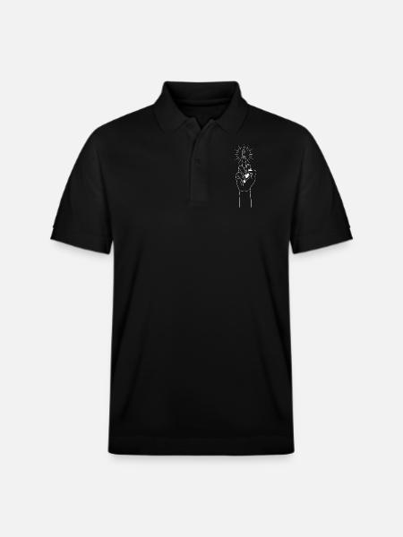 FUCKYOU3 - Polo PREPSTER bio Stanley/Stella Unisexe - noir
