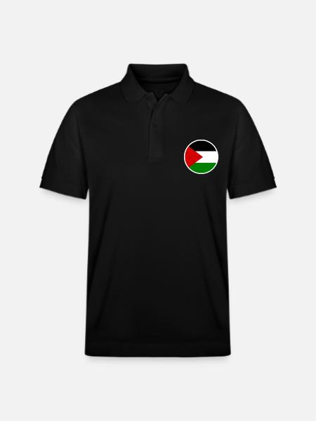 palestina - Stanley/Stella Unisex Organic Polo Shirt PREPSTER - black
