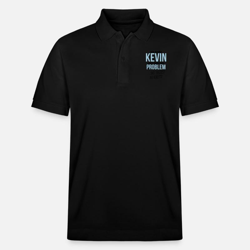 Kevin + Problem - Stanley/Stella Unisex Bio-Poloshirt PREPSTER - Schwarz