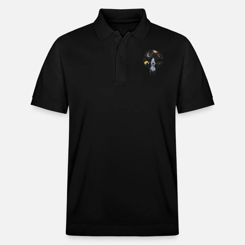 rêve Spacecraft - Polo PREPSTER bio Stanley/Stella Unisexe - noir