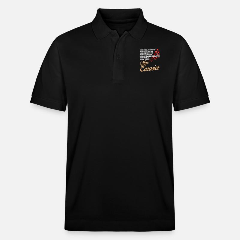 Eurasier - Mein - Stanley/Stella Unisex Bio-Poloshirt PREPSTER - Schwarz