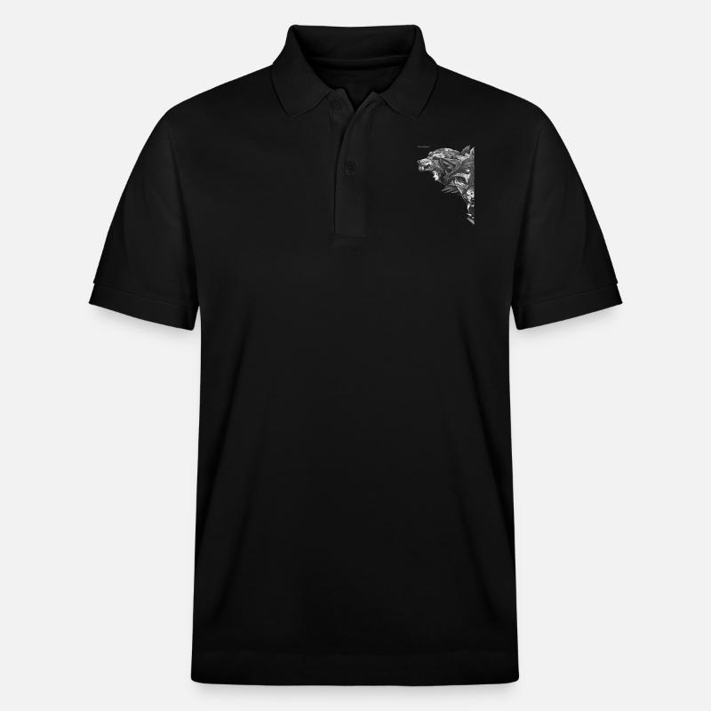 Halfway - Polo PREPSTER bio Stanley/Stella Unisexe - noir