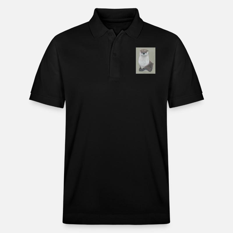 230324 Otter 3 - Stanley/Stella Unisex Bio-Poloshirt PREPSTER - Schwarz