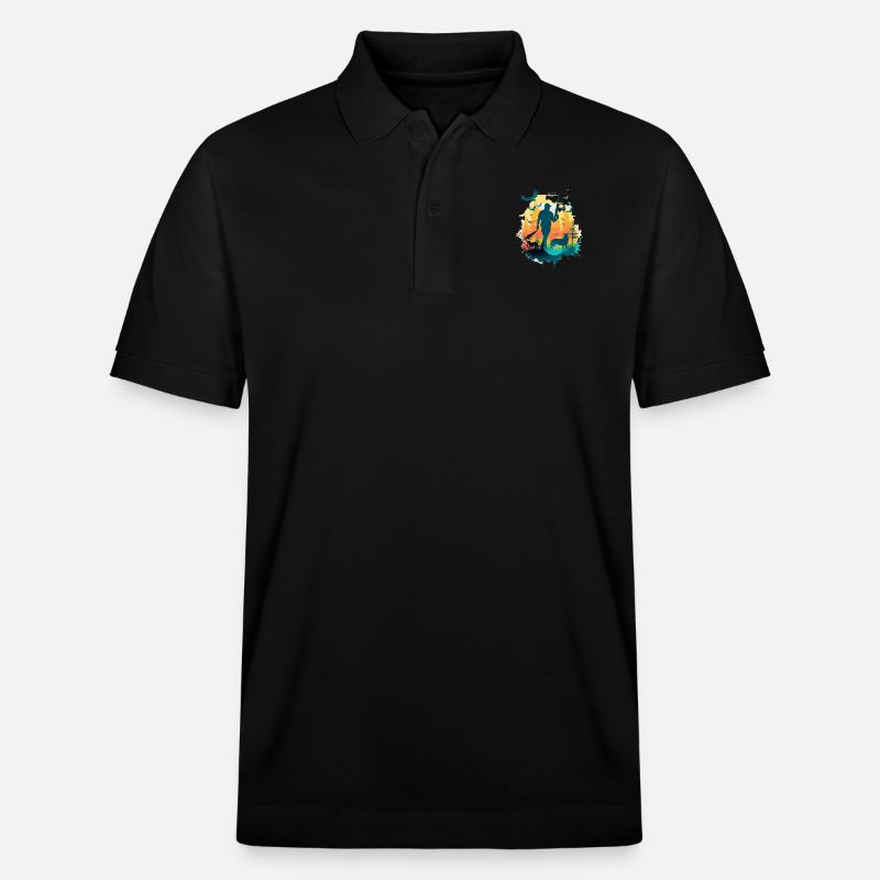 Marcus der Jäger - Stanley/Stella Unisex Bio-Poloshirt PREPSTER - Schwarz