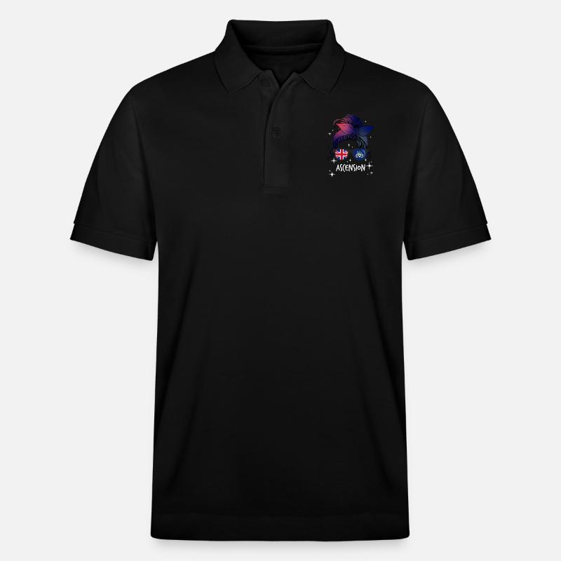 Ascension - Stanley/Stella Unisex Bio-Poloshirt PREPSTER - Schwarz